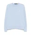 Polo Ralph Lauren Crewneck Sweatshirt With Logo In Blue