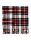 Polo Ralph Lauren Multicolor Tartan Scarf With Decorative Fringes In Multi