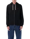 Polo Ralph Lauren Zip Sweatshirt With Front Pockets And Hood In Black