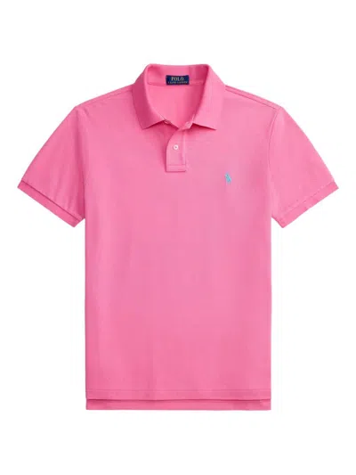 Polo Ralph Lauren Polo Rosa Con Logo  In Pink
