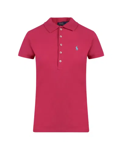 Polo Ralph Lauren Polo Shirt With Pony Logo In Pink