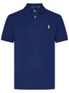 Polo Ralph Lauren Logo Embroidered Short-sleeved Polo Shirt In Blue