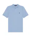 Polo Ralph Lauren New Custom Slim Polo Shirt In Campus Blue