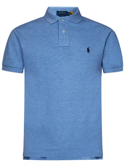 Polo Ralph Lauren Polo Shirt In Clear Blue