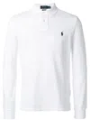 Polo Ralph Lauren White Polo With Classic Collar And Pony Embroidered On The Front In White