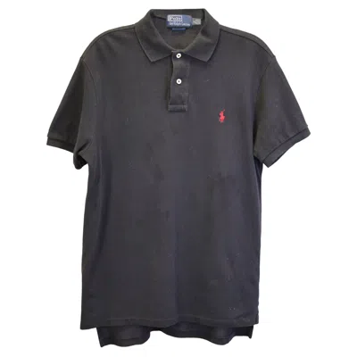 Polo Ralph Lauren Polo Shirt In Black Cotton