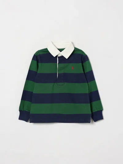 Polo Ralph Lauren Polo Shirt Kids Color Blue In Multi