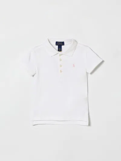 Polo Ralph Lauren Polo Shirt Kids  In White
