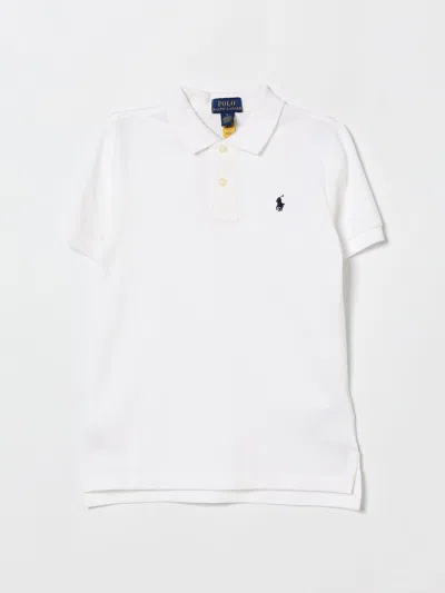 Polo Ralph Lauren Polo Shirt Kids  In White
