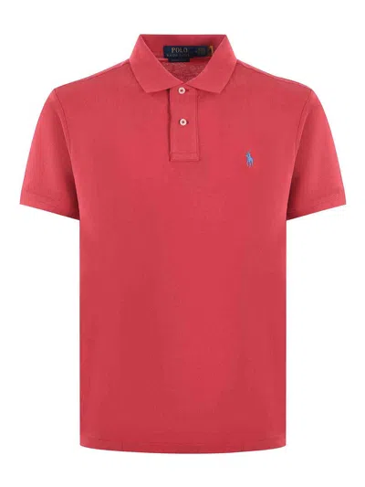 Polo Ralph Lauren Polo Shirt In Light Red