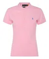 Polo Ralph Lauren 'julie' Pink Polo Shirt With Classic Collar And Pony Embroidery On The Front In Pink