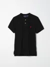 Polo Ralph Lauren Classic Black Polo Shirt In Black