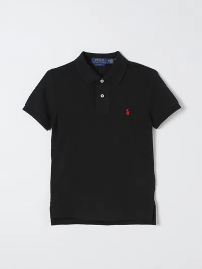 Polo Ralph Lauren Polo Shirt  Kids Color Black In Schwarz