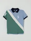 Polo Ralph Lauren Big Pony Cotton Mesh Polo Shirt In Blue