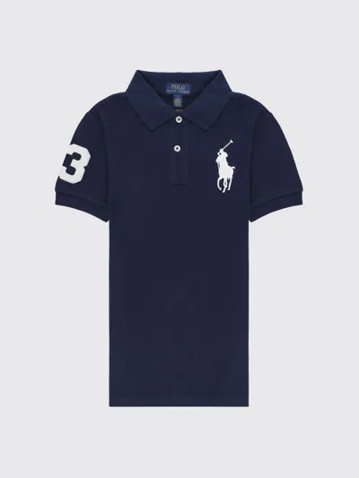 POLO RALPH LAUREN POLO SHIRT POLO RALPH LAUREN KIDS COLOR BLUE,H83609009