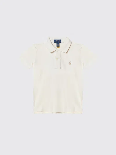 Polo Ralph Lauren Kids' ポロシャツ  ボーイ カラー クリーム In White