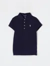 Polo Ralph Lauren Teen Embroidered Logo Polo Shirt In Navy