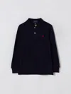 Polo Ralph Lauren Toddler And Little Boys Cotton Mesh Long Sleeve Polo Shirt In Blue