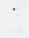 Polo Ralph Lauren White Polo Shirt For Kids With Pony Logo In White
