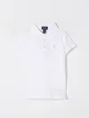 Polo Ralph Lauren Logo Embroidered Short Sleeved Polo Shirt In White