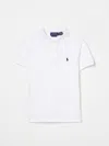 Polo Ralph Lauren White Polo Shirt For Kids With Pony Logo In White