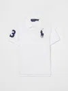 Polo Ralph Lauren Big Pony Cotton Mesh Polo Shirt In ホワイト