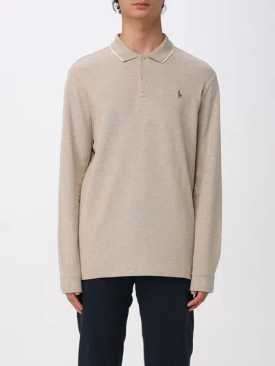 Polo Ralph Lauren Polo Shirt  Men Color Beige In Neutral