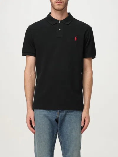 POLO RALPH LAUREN POLO SHIRT POLO RALPH LAUREN MEN COLOR BLACK,H21182002