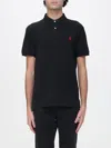 Polo Ralph Lauren Embroidered-logo Polo Shirt In Black