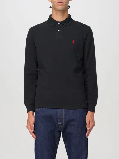 Polo Ralph Lauren Polo Shirt  Men Color Black In Schwarz