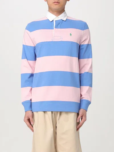 POLO RALPH LAUREN POLO SHIRT POLO RALPH LAUREN MEN COLOR BLUE,G58411009