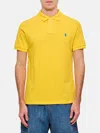 Polo Ralph Lauren Logo Embroidered Polo Shirt In Puder