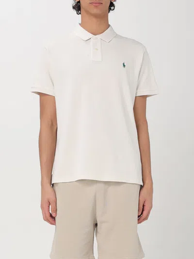 POLO RALPH LAUREN POLO SHIRT POLO RALPH LAUREN MEN COLOR BOTTLE GREEN,G58350062