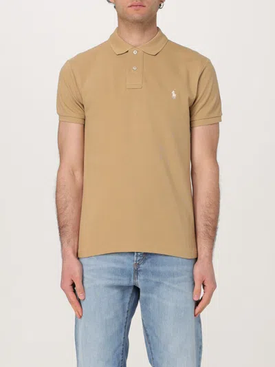POLO RALPH LAUREN POLO SHIRT POLO RALPH LAUREN MEN COLOR COFFEE,G57696132