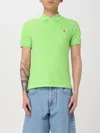 Polo Ralph Lauren Pique Polo Shirt Polo Shirts Green In Green