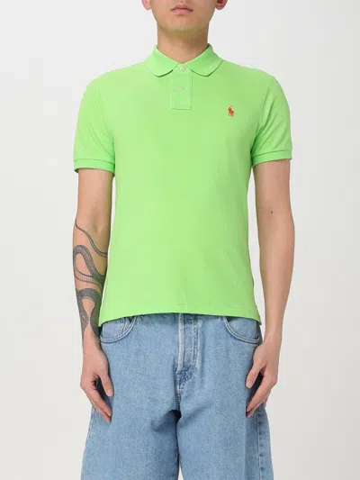 POLO RALPH LAUREN POLO SHIRT POLO RALPH LAUREN MEN COLOR GREEN,G48076012