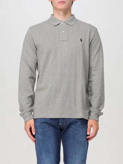 Polo Ralph Lauren Polo Shirt  Men Color Grey In Grau