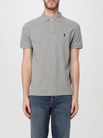 Polo Ralph Lauren Polo Shirt  Men Color Grey In Grau