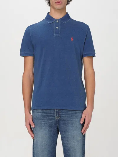 POLO RALPH LAUREN POLO SHIRT POLO RALPH LAUREN MEN COLOR INDIGO,G48201109