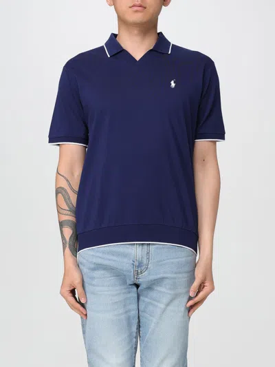 POLO RALPH LAUREN POLO SHIRT POLO RALPH LAUREN MEN COLOR NAVY,G67114045