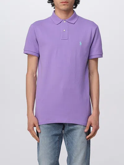 Polo Ralph Lauren Polo Shirt  Men Color Plum