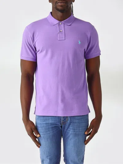 Polo Ralph Lauren ポロシャツ  メンズ カラー プラム In Metallic