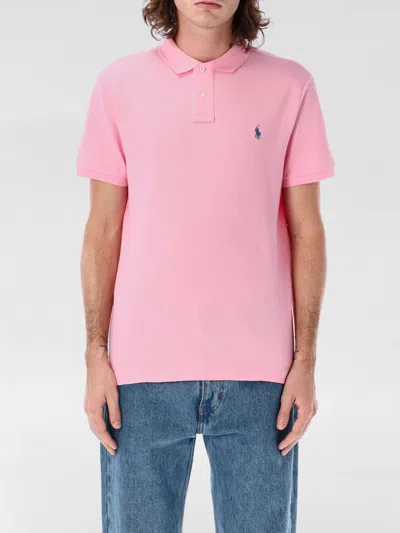 POLO RALPH LAUREN POLO SHIRT POLO RALPH LAUREN MEN COLOR SALMON,G58350018