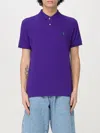 Polo Ralph Lauren Polo Shirt  Men Color Violet In Violet