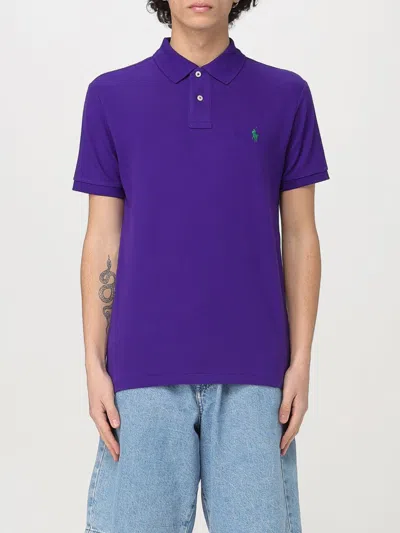 Polo Ralph Lauren Polo Shirt  Men Color Violet