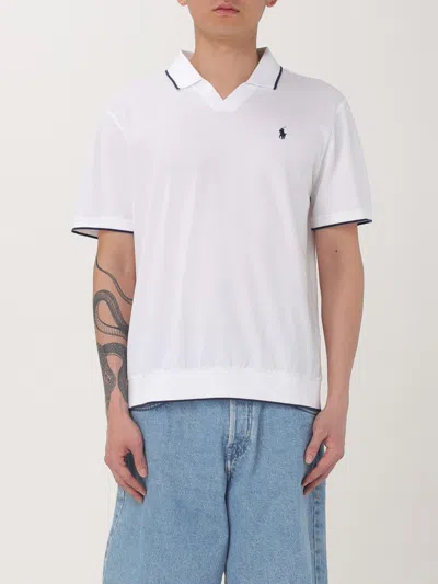 POLO RALPH LAUREN POLO SHIRT POLO RALPH LAUREN MEN COLOR WHITE,G67114001
