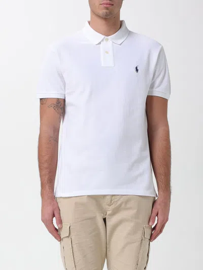 Polo Ralph Lauren Men White Shirt Collar Polo