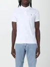 Polo Ralph Lauren Ralph Lauren Custom Slim Fit Stretch Mesh Polo Shirt In White