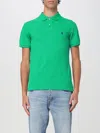 Polo Ralph Lauren Embroidered Logo Polo Shirt In Forest Green