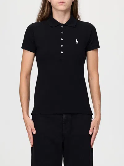 Polo Ralph Lauren Polo Shirt  Woman Color Black